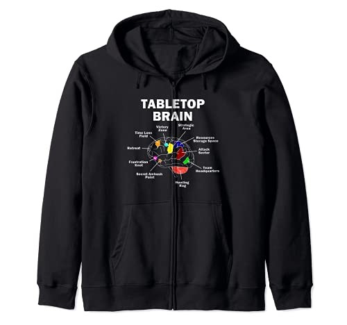 Tabletop Brain Games Says Zip Hoodiefrom JP