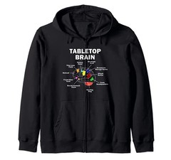 Tabletop Brain Games Says Zip Hoodiefrom JP