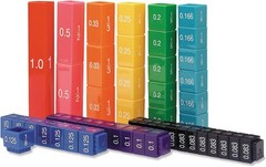 Gift of Learning: 51 Interchangeable Fraction Cubes – Perfect for Young Learners