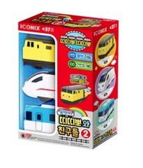 TITIPO Friends 2(Loco,Xingxing,Eric) Pullback Mini Train Toy 3ea Set Freeshiping