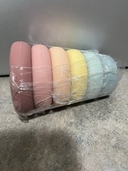 Stacking Toys Teething Silicone Soft Building Blocks Rings Pastel