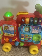 VTech Sit-to-Stand Ultimate Alphabet Train Transforms to Walker Lights Sounds