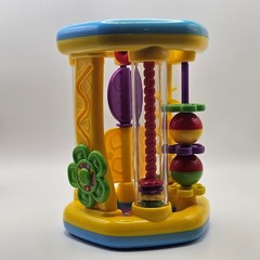 Hap-P-Kid Fun N Roll Flower Baby Activity Toy Sensory Spinner Developmental