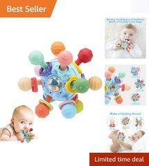 Colorful Multi-Sensory Teething Toy for Babies – 0-12 – Hand Wash Only