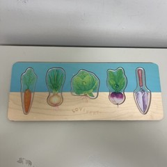 Lovevery Community Garden Vegetable Puzzle – Adventurer Play Kit 16-18 Months