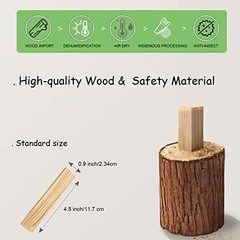 100pcs Classic Wooden Building Blocks Set,Solid STEM Building Toys for Kids, …
