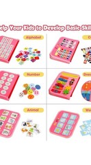 Toddler Busy Board for 2-4 Year Old Girls Boys Bithday Gift,Educational Learning