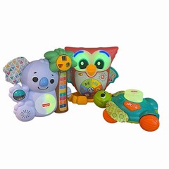 Fisher Price Linkimals Toy Lot Counting Koala Owl Turtle Crawling ABCs Working