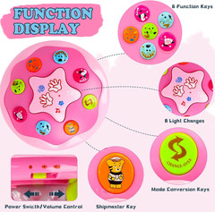 M SANMERSEN Baby Girl Toys 12 Months – Babies Ocean Rotating Projector Light up