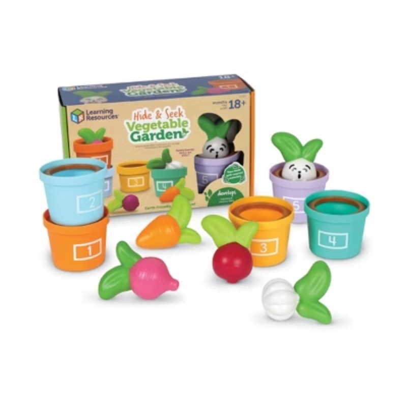 Hide & Seek Vegetable Garden: Educational Baby Learning Toys