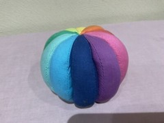 LOVEVERY MONTESSORI PLUSH GENDER NEUTRAL BABY AVERY 9 IN., & BALL ORGANIC COTTON