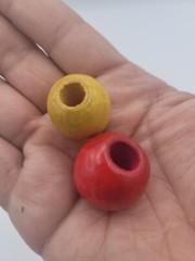 Wooden Lacing Beads Set, Math Manipulatives, Early Learning, 60 Pieces