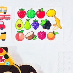 Hey Pappy Monkey Busy Board Toddler Montessori Sensory Toy 14×12 Age 3 Plus Kids
