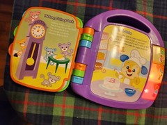 Fisher-Price Laugh and Learn Storybook Rhymes Book with Lights & Sounds
