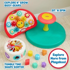 Playskool Explore ’n Grow Busy Gears Interactive Toy, Lights, Music & Sounds