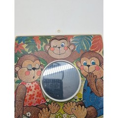 Vtg Creative Playthings Monkey See Monkey Do Mirror Toy Therapy Emotions Express