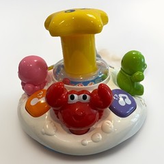 Vtech SPIN & LEARN TOP Sea Animals (Tested and Working) Dolphin, Crab, Turtle