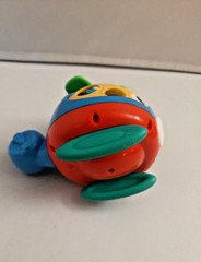Nuby Play Pals Toy Rattle Helicopter Blue Green Yellow Red