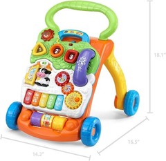 Interactive Sit-to-Stand Learning Walker with Removable Activity Panel & Lights