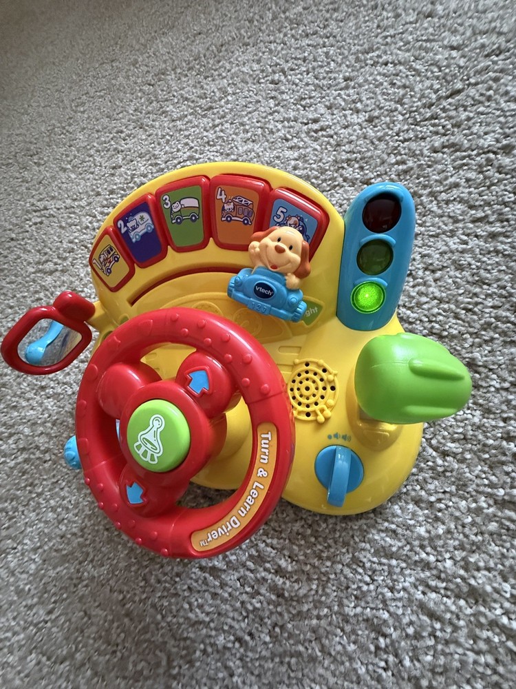 VTech Turn and Learn Driver Kids Educational Toy Sound Music Ages 0-5