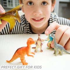 78-Piece Mini Dinosaur Figure Set: T-rex, Stegosaurus & More for Creative Play