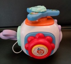 6 in 1 Busy Cube Air Plane Baby Toddler Toys Montessori Sensory Busy Travel Toy
