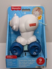 Fisher Price Crawl-After Polar Bear Baby Push Toy 9m+ New Sealed Package