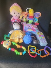 Baby Girl Toys Lot Sensory Learning Toddler Teething Fisher-Price Stars Bright