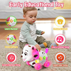 Musical Puppy Toys for 1 Year Old Girl Gifts, 1St Birthday Girl Gift, Bilingual