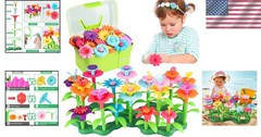 Creative Flower Adventure Building Toy – Finger-Friendly Garden Set for Kids 3+