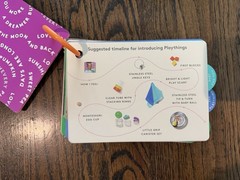 Lovevery The Explorer Play Guide Kit Book 9-10 Month Montessori Baby Toys Manual