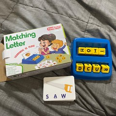 Educational Toys for 3-5 Year Old Boy Girl Gifts, Matching Letter Learning Game