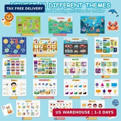 Busy Book for Toddlers – 36 Themes Preschool Learning Activities, Educational Tr