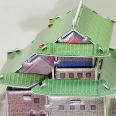 3D Paper Puzzle Building Model Toy China Beijing Gate Zheng Yang Men Qian Men