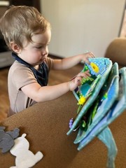 Zoo Handmade Quiet Book for Toddlers Montessori Interactive Felt Baby Busy Book