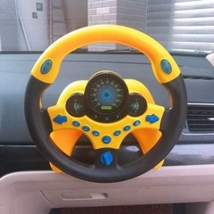 Funny Interactive Driving Simulator for Kids with Rechargeable Battery & Lights