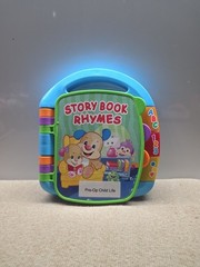 Fisher-Price Laugh and Learn Storybook Rhymes Book with Lights & Sounds