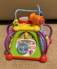 WolVol Toddler Baby Musical Activity Cube Play Center Lights Learning Skills