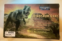 Dinosaurs World Toy Cars for Kids 6 -Dinosaur Car Toys Ages 3+ NEW Free Shipping