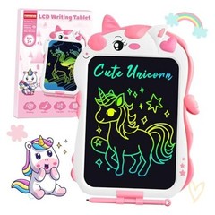 Unicorn Toys Lcd Writing Tablet for Kids, Reusable 8.5 Inch Kids Drawing