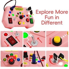 Toddler Busy Board LED Montessori Sensory Toy