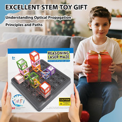 Laser Maze STEM Educational Toys for Age 8-13 Kids | Great Board Game Boy Gift t
