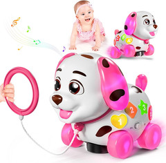 Musical Puppy Toys for 1 Year Old Girl Gifts, 1St Birthday Girl Gift, Bilingual
