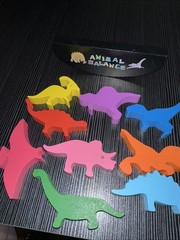Educational Animal Balance Wood Dinosaur Preschool Cognition Game/Puzzle 10Pcs