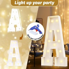 Ledido 4FT Marquee Light Up Numbers 16, Marquee Numbers 4 Feet Tall for Birth…
