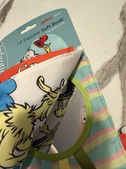 Infantino Lil’ Explorer Soft Book Dr. Seuss Green Eggs and Ham Multicolor 0m+