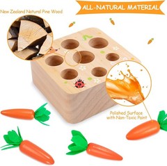Montessori Toys Baby Easter Toys for Toddlers 1-3 Old, Educational Wooden Ca…