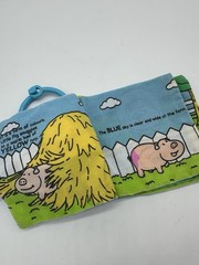 Baby Children’s Activity Busy Book Soft Plush Cloth Plush Pig Vintage
