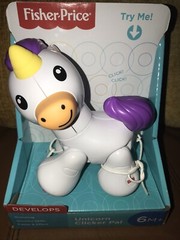 Fisher-Price Unicorn Clicker Pal Toy 6 Months And Up Gift For Baby And Kids New