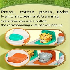 Pop Up Animal Learning Box Toy Kids Gift